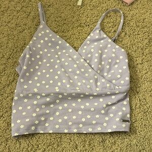 Hollister Purple Flower Tank